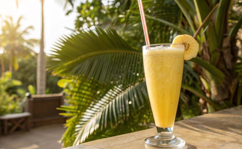 Captain’s Banana Smoothie: A Tropical, Tipsy Brunch Treat